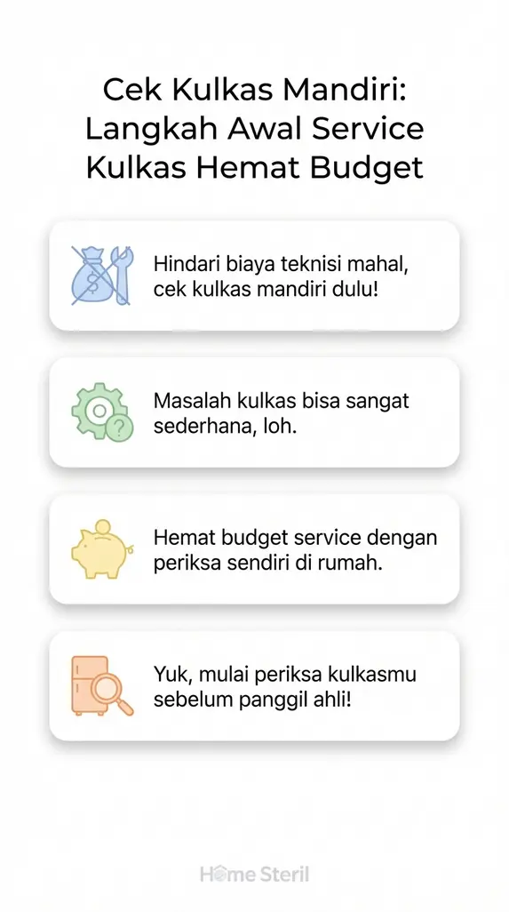 Cek Kulkas Mandiri: Langkah Awal Service Kulkas Hemat Budget