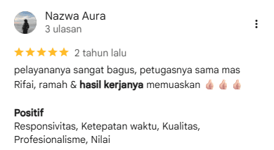 Review Pelanggan Pasang Kanopi di Layanan Home Steril