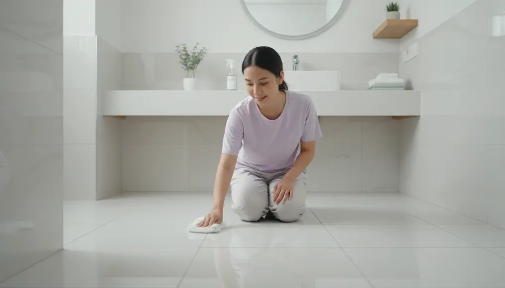 Cara Hilangkan Bekas Semen dan Cat di Kamar Mandi Pasca Renovasi