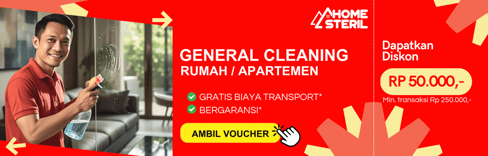 Jasa General Cleaning Rumah