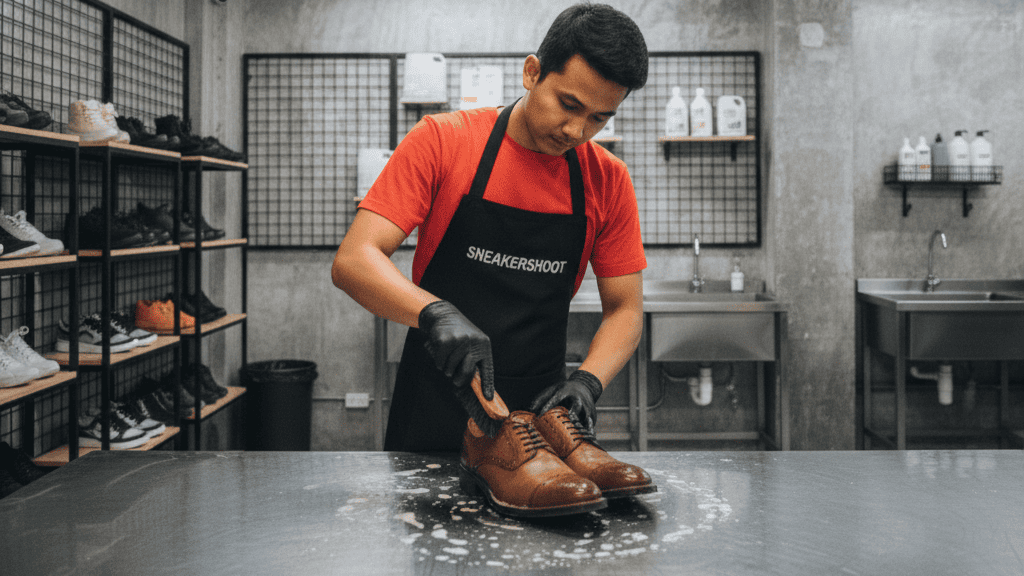 Pastikan Keahlian dan Jenis Perawatan Sepatu yang Ditawarkan