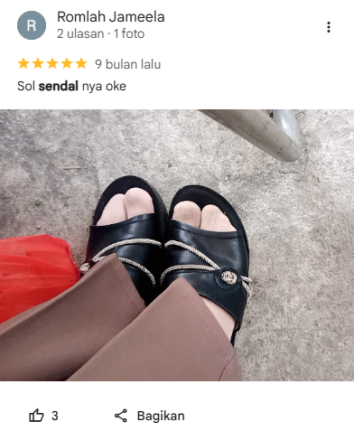 Rating Ulasan Pelanggan Sneakershoot