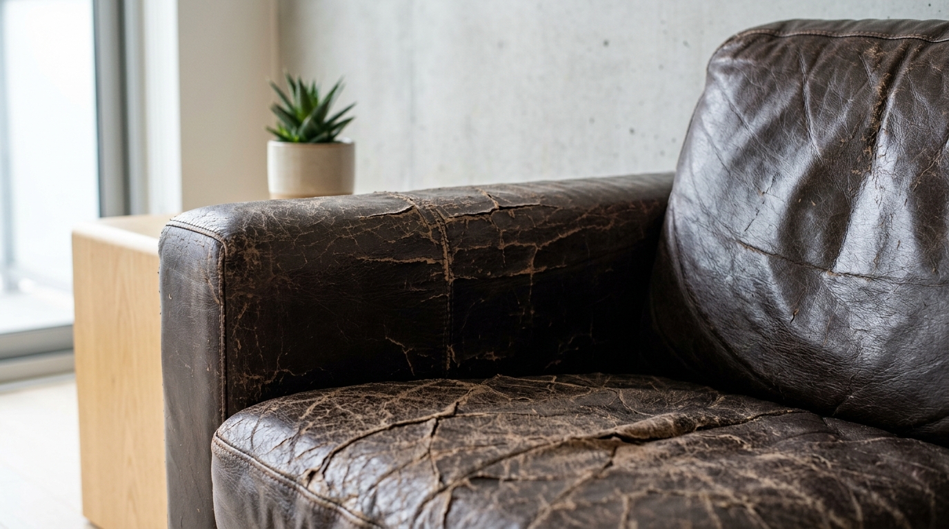 Kesalahan yang Bikin Sofa Kulit Cepat Retak
