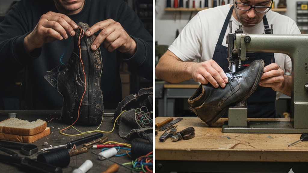 Risiko Memperbaiki Sendiri vs Menggunakan Jasa Reparasi Sepatu