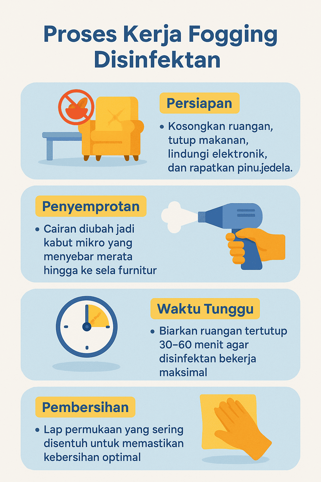 Prosedur Kerja Fogging Disinfektan