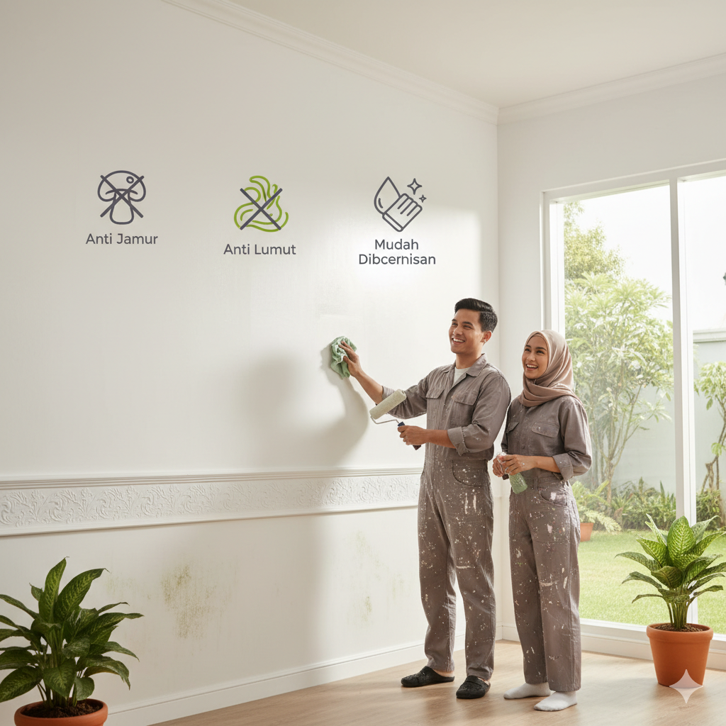 Perhatikan Fitur Tambahan (Anti Jamur, Anti Lumut, Mudah Dibersihkan)