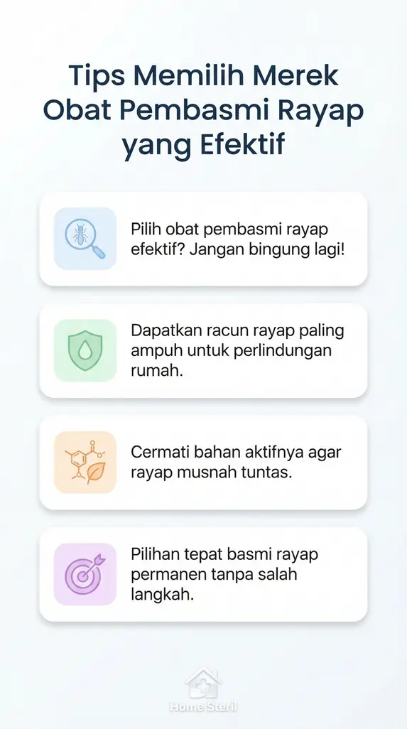 Tips Memilih Merek Obat Pembasmi Rayap yang Efektif