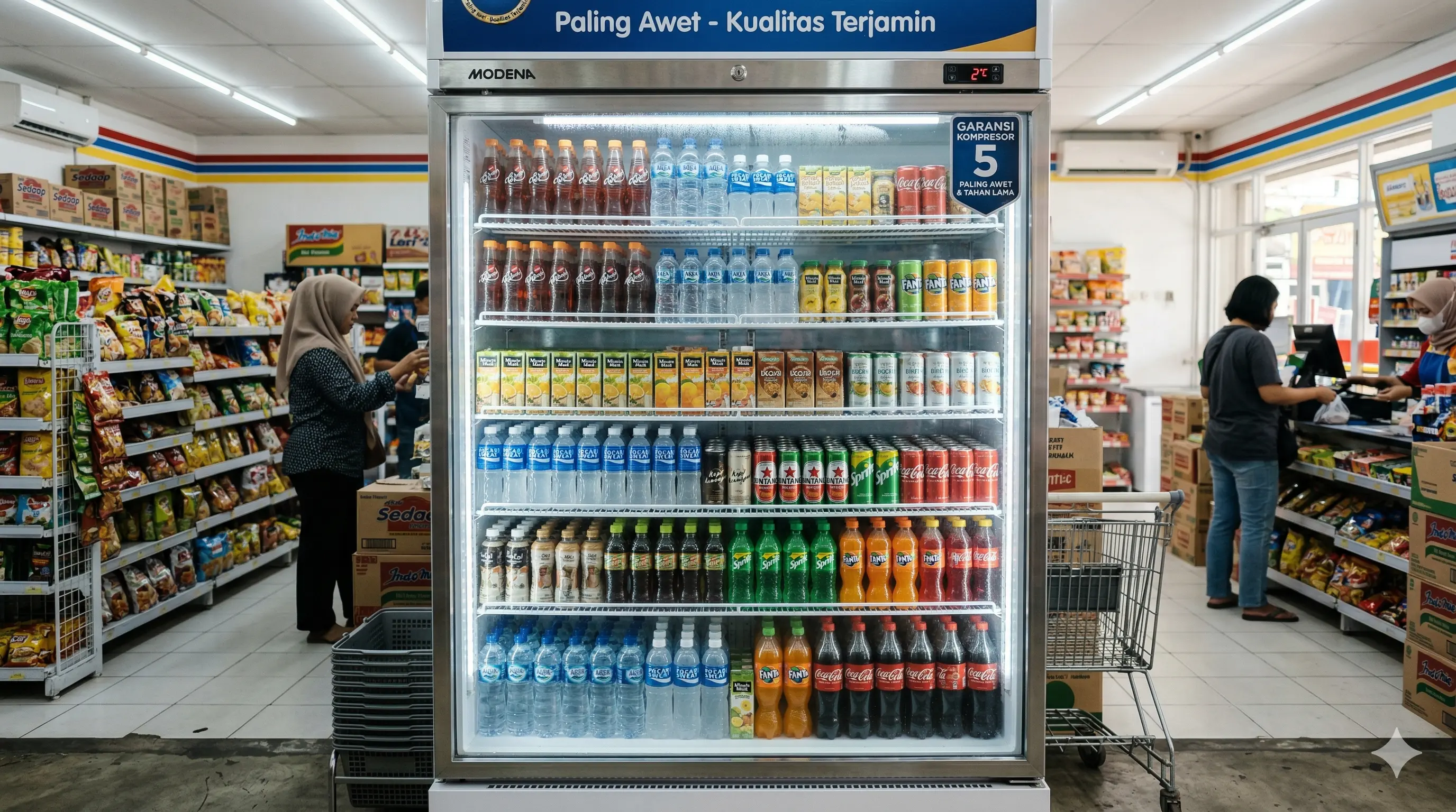 5 Merk Chiller / Showcase Minuman Paling Awet untuk Bisnis Kamu