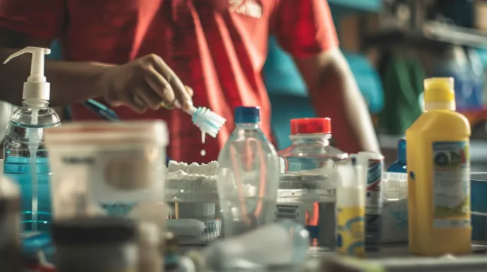 Persiapan Sebelum Membersihkan Sepatu Converse Putih