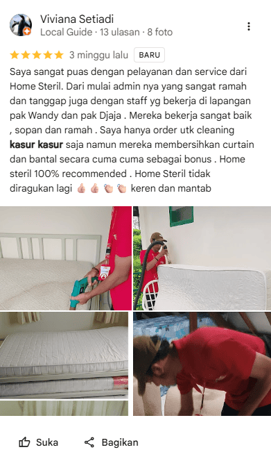 Review Pelanggan Home Steril