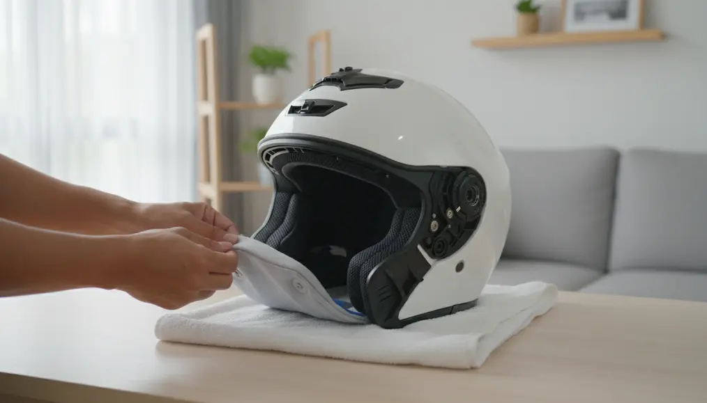Langkah Awal Melakukan Cek Kondisi Helm Pasca Insiden