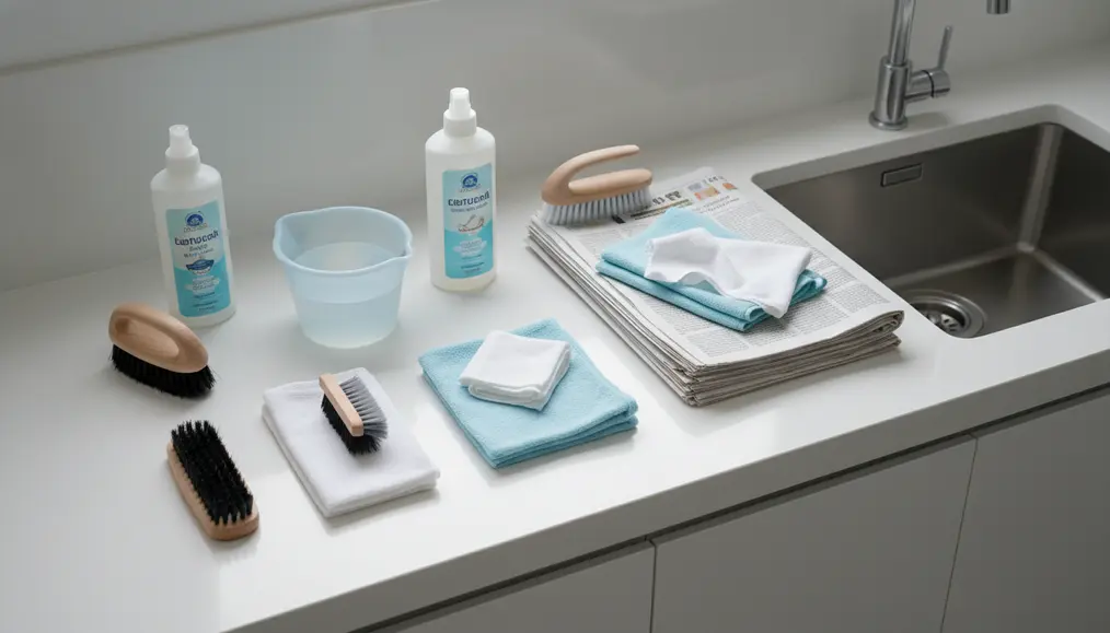 Alat dan Bahan yang Dibutuhkan untuk Membersihkan Sepatu Gunung