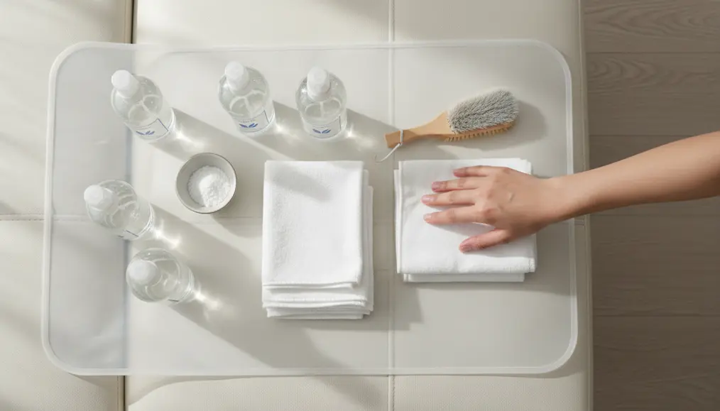 Persiapan Awal: Kunci Keberhasilan Membersihkan Noda Minyak di Sofa