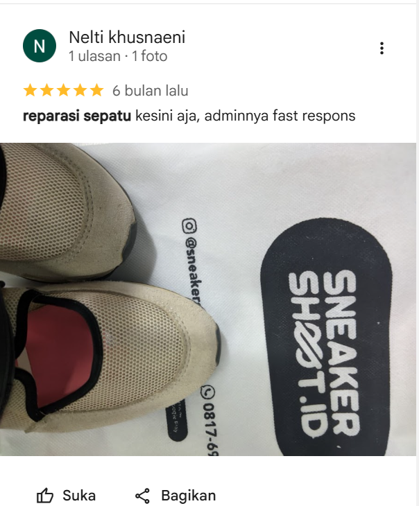 Testimoni Pelanggan sneakershoot.id