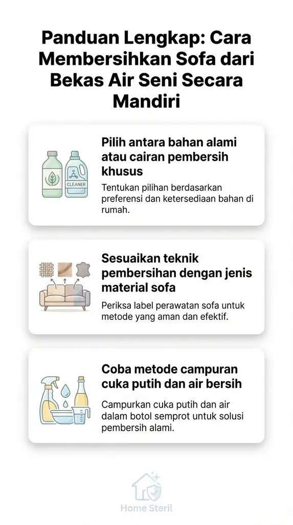 Panduan Lengkap: Cara Membersihkan Sofa dari Bekas Air Seni Secara Mandiri
