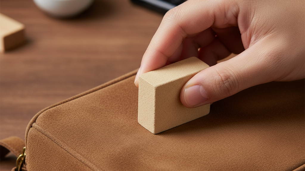 Penanganan Noda Dasar dengan Sikat dan Penghapus Khusus