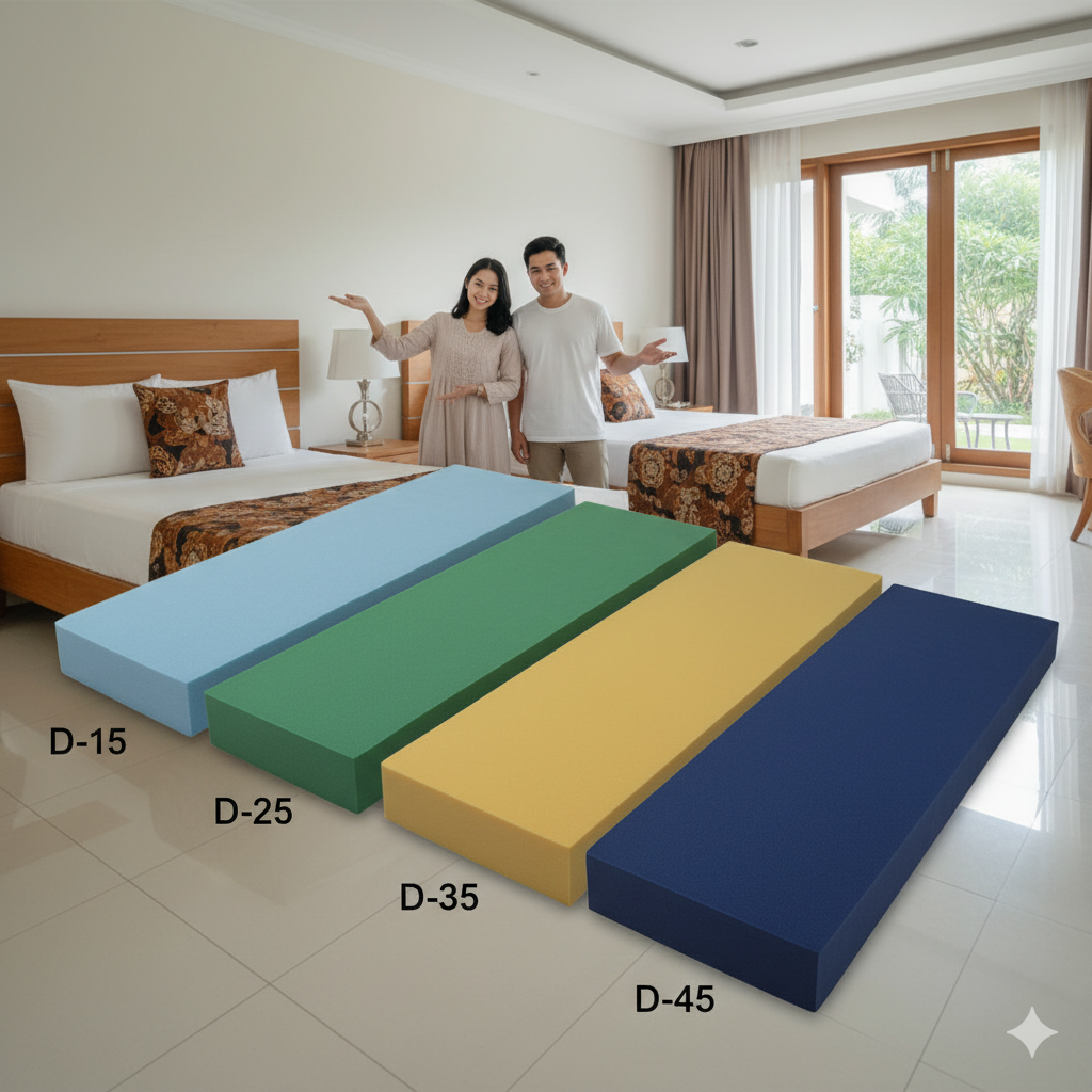 Rekomendasi Varian Kasur INOAC Berdasarkan Density (D)