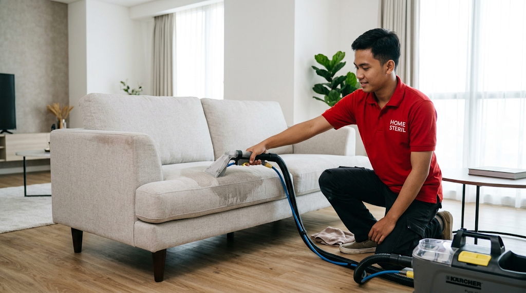 Mengapa Wet Cleaning Jadi Solusi untuk Sofa Warna Terang