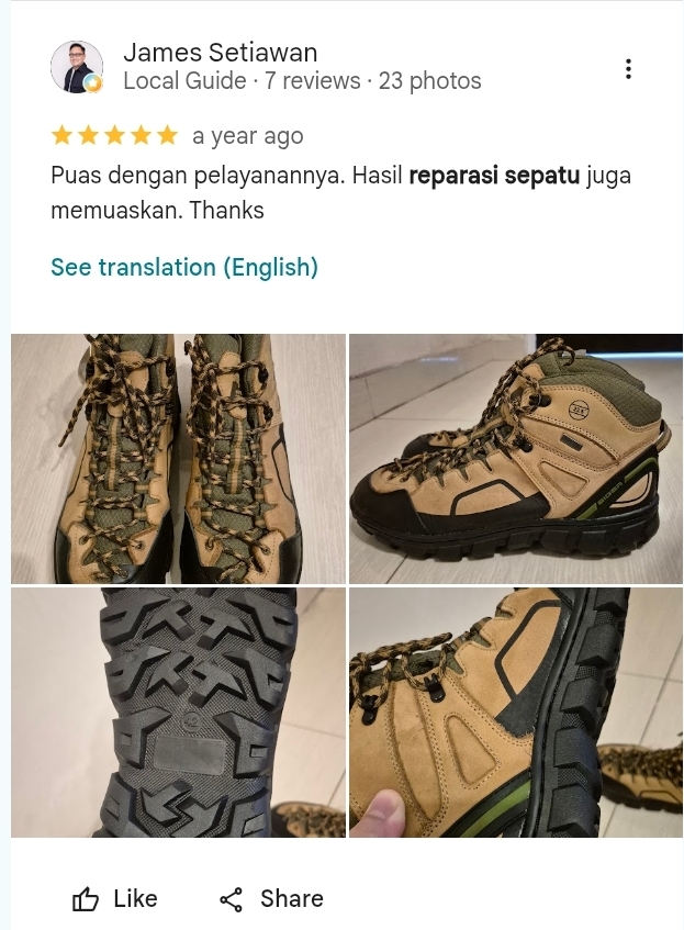 Testimoni Pelanggan Sneakershoot
