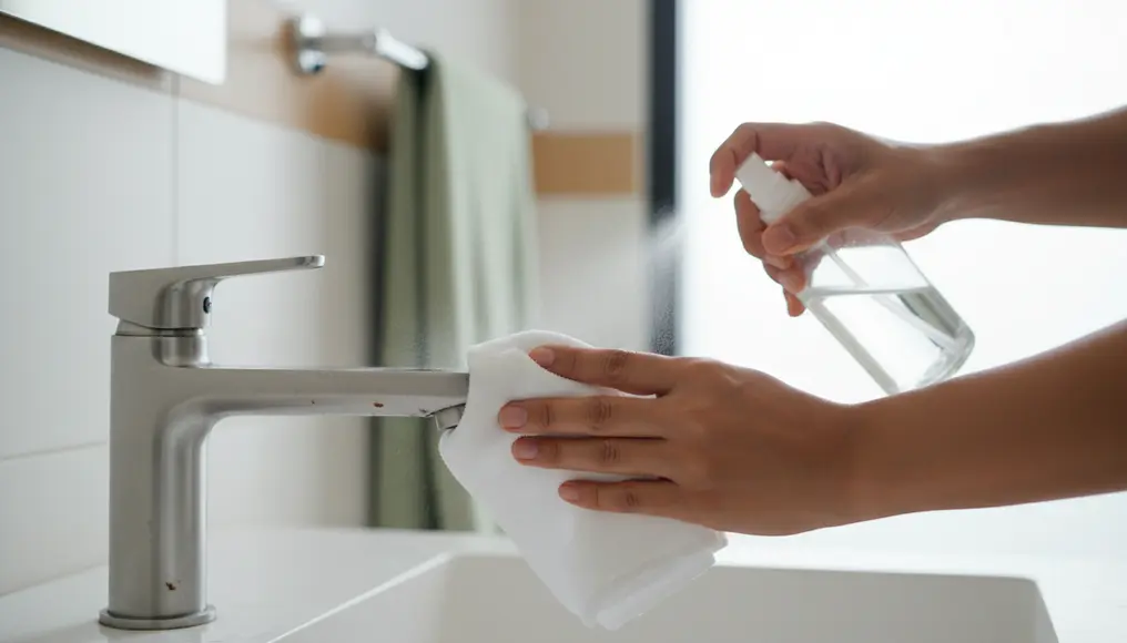 Membersihkan Noda Karat pada Kran dan Shower Stainless Steel