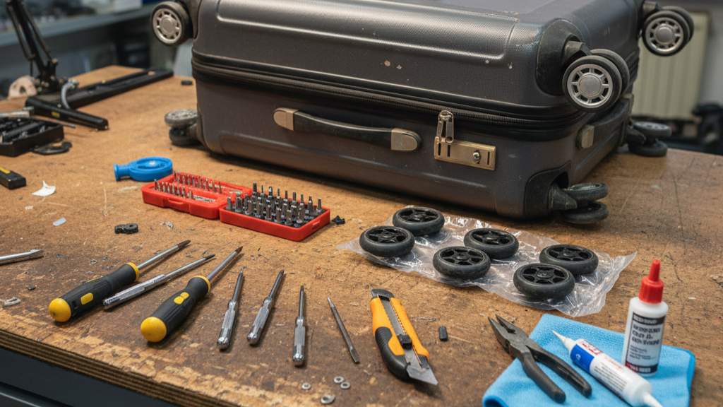 Alat dan Bahan yang Dibutuhkan untuk Ganti Roda Koper 