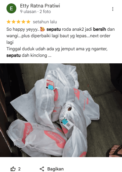 Laundry Sepatu di Sneakershoot