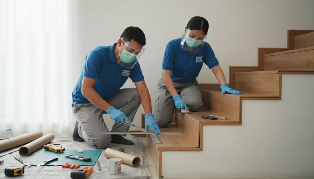 Proses Renovasi Tangga dengan Home Steril
