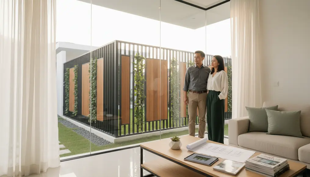 Inspirasi Pagar untuk Rumah Hook (Sudut) yang Memaksimalkan Keamanan