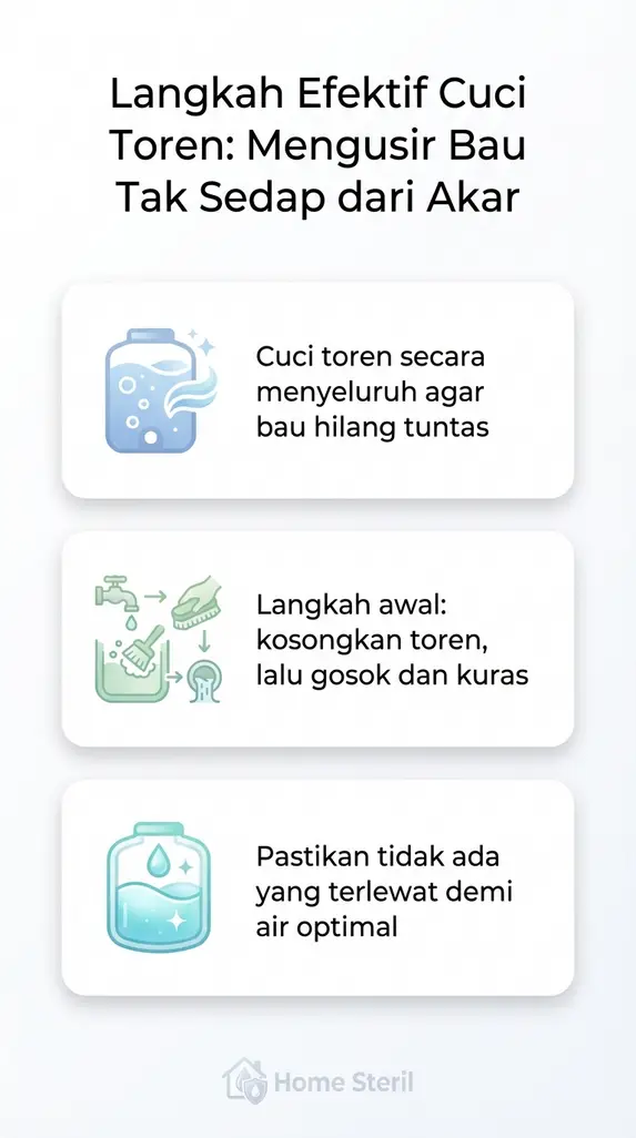 Langkah Efektif Cuci Toren: Mengusir Bau Tak Sedap dari Akar