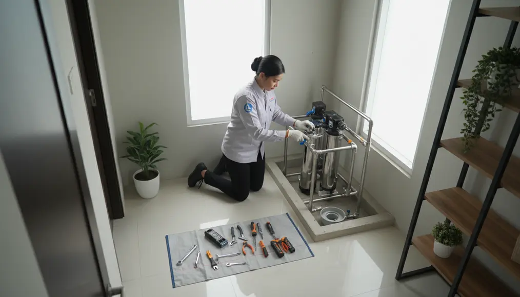 Prosedur Pelayanan Pemasangan dan Service Filter Air Panggilan di Home Steril