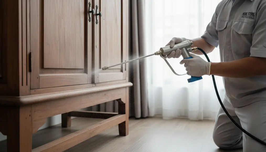 Metode Semprot & Perlakuan Kimia Khusus untuk Rayap Kayu Kering dan Furniture