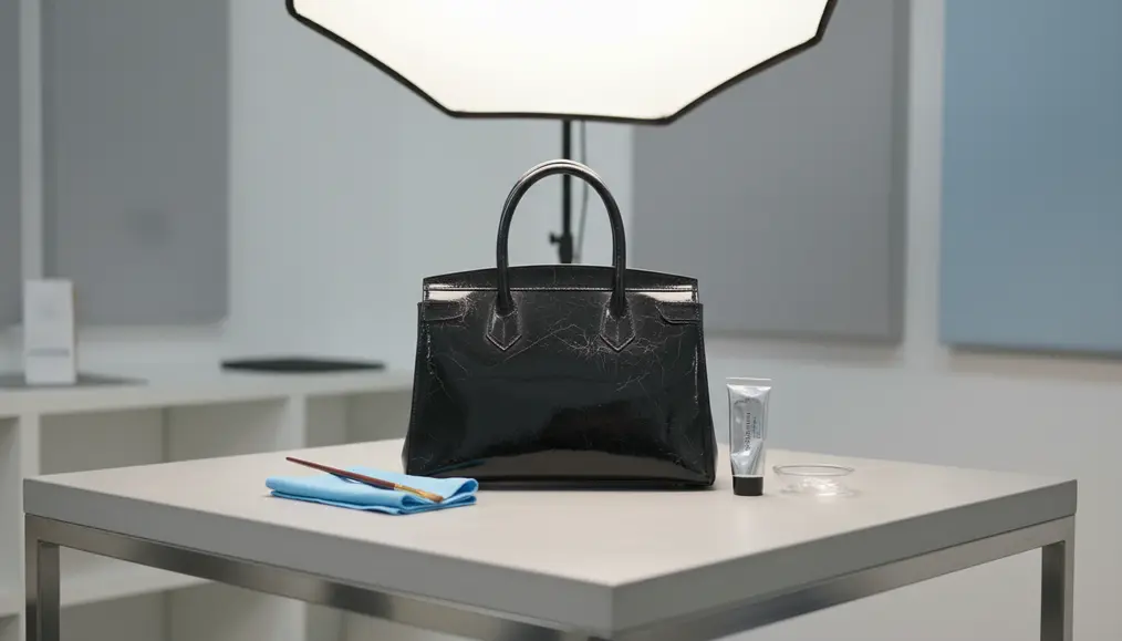 Repaint Tas Kulit Glossy (Paten Leather): Teknik Khusus Agar Hasil Mengkilap Sempurna