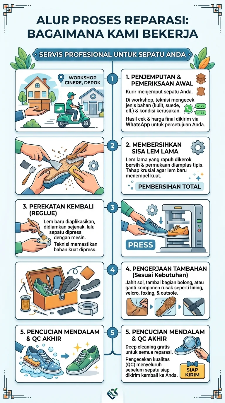 Alur Proses Reparasi : Bagaimana Kami Bekerja