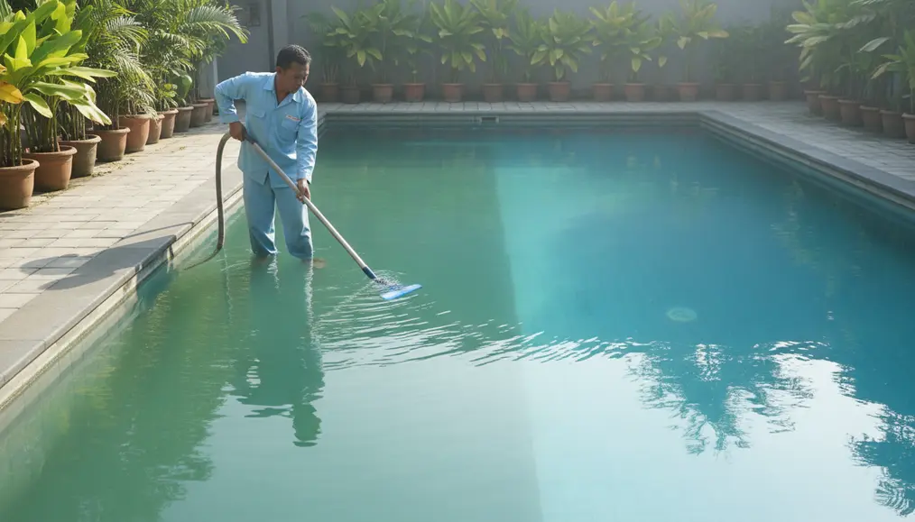 Solusi Efektif untuk Mengatasi Air Kolam Renang Hijau di Tangerang Selatan