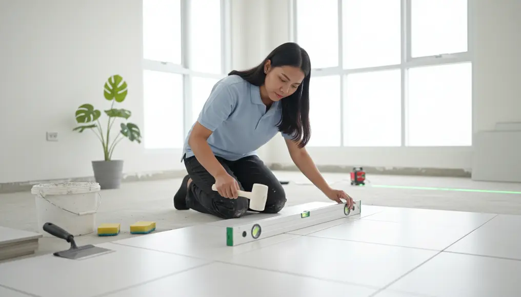 Panduan Teknis Pemasangan Keramik: Agar Tidak Kopong, Rapi, & Presisi