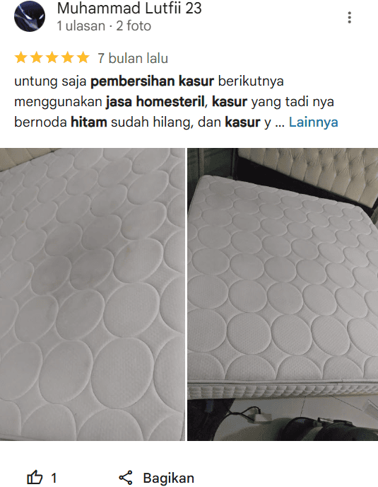 Review Pelanggan jasa cuci ac di home-steril.com