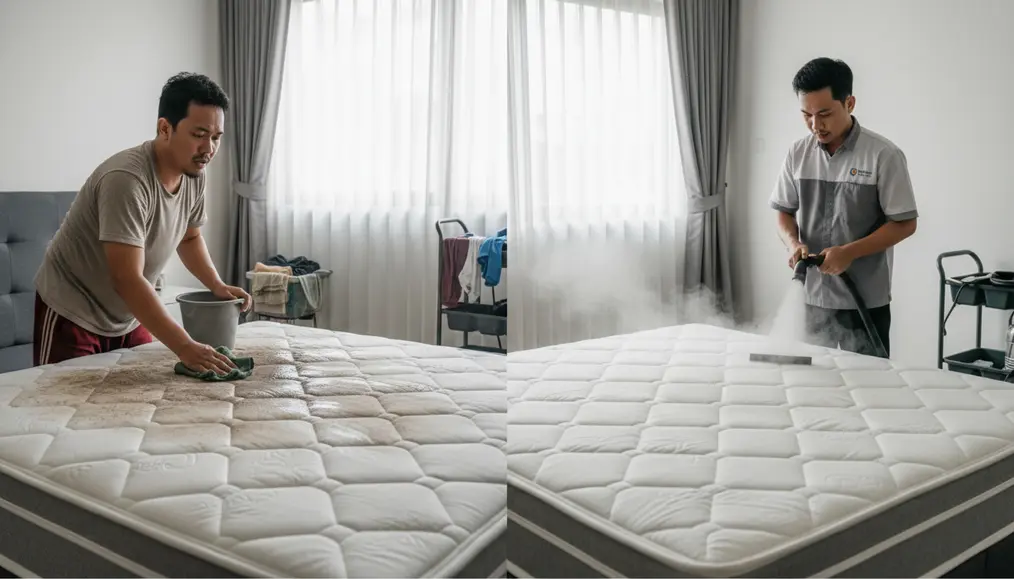 Cuci Kasur Sendiri vs. Jasa Cuci Kasur Profesional: Mana yang Lebih Efektif?