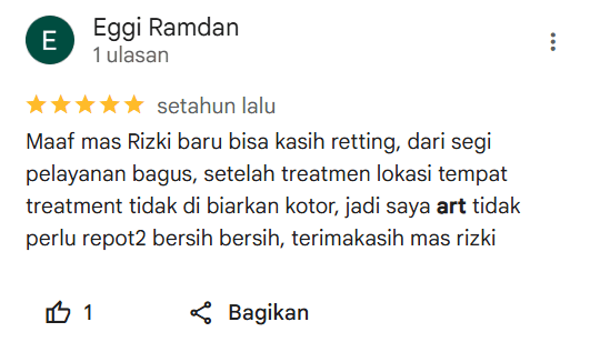 Review dari Pelanggan Home Steril