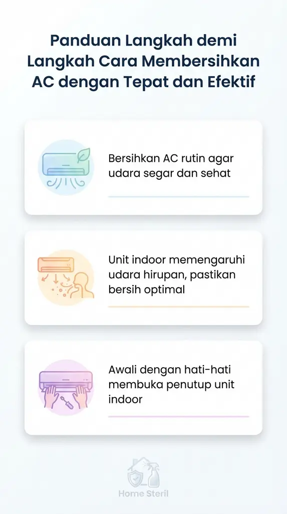 Panduan Langkah demi Langkah Cara Membersihkan AC dengan Tepat dan Efektif