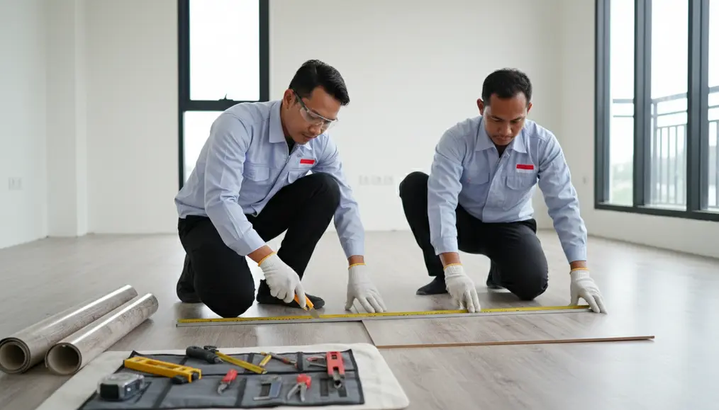 Jasa Profesional: Kunci Pemasangan Lantai Vinyl yang Sempurna