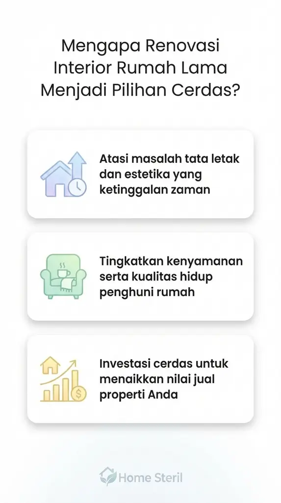 Mengapa Renovasi Interior Rumah Lama Menjadi Pilihan Cerdas?