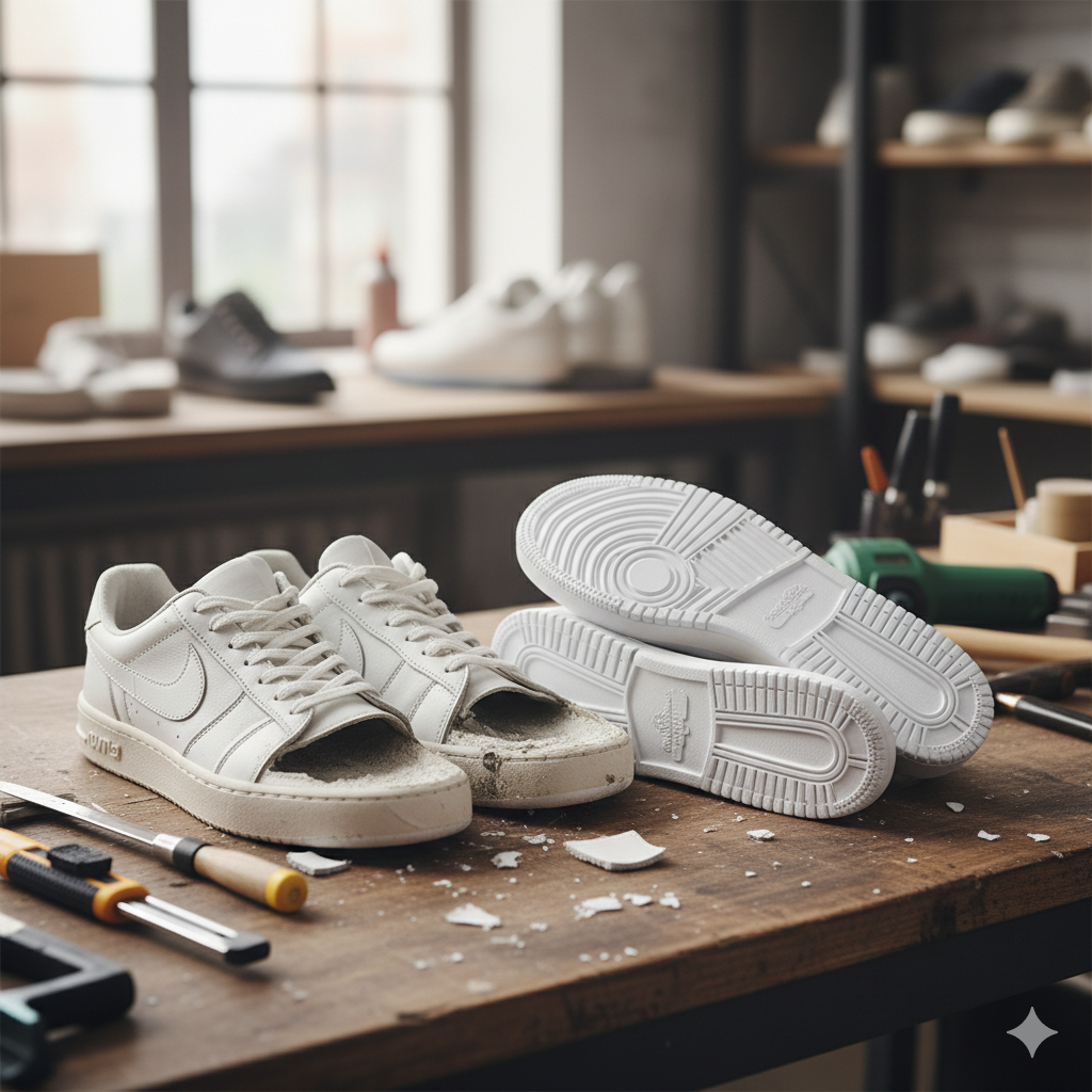 Persiapan Sebelum Mengganti Sol Sepatu Secara Mandiri