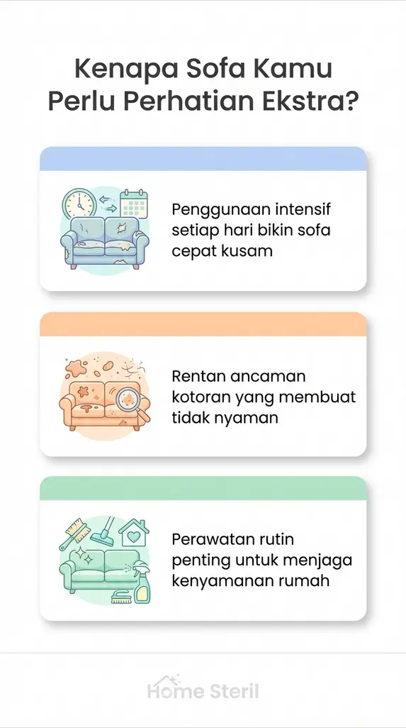 Kenapa Sofa Kamu Perlu Perhatian Ekstra?