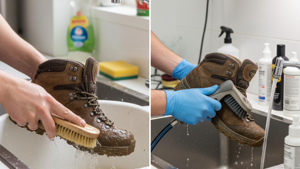 Membandingkan Cara Menghilangkan Bau pada Sepatu Gunung Sendiri VS Jasa Cuci Sepatu