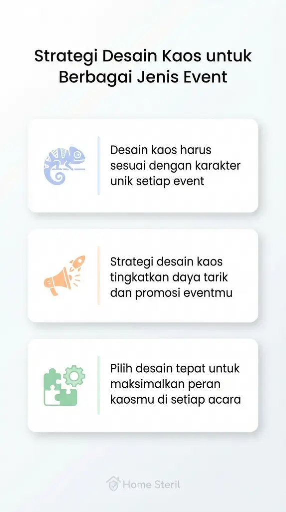 Strategi Desain Kaos untuk Berbagai Jenis Event
