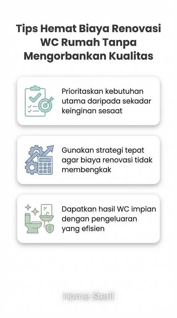 Tips Hemat Biaya Renovasi WC Rumah Tanpa Mengorbankan Kualitas