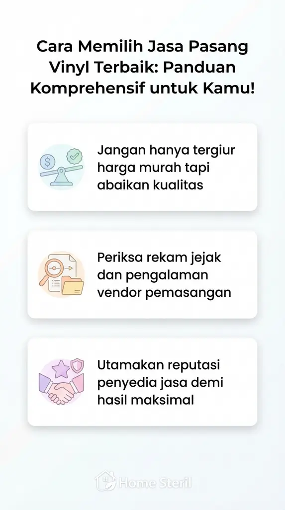 Cara Memilih Jasa Pasang Vinyl Terbaik: Panduan Komprehensif untuk Kamu!