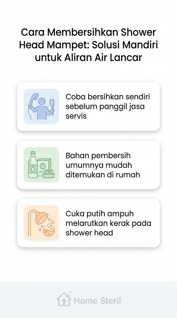 Cara Membersihkan Shower Head Mampet: Solusi Mandiri untuk Aliran Air Lancar