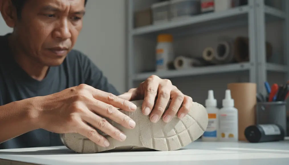 Rekatkan Sol dan Beri Tekanan Maksimal