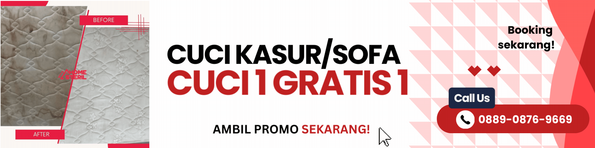 Promo Home Steril Cuci Kasur gratis Laundry Sofa! - home-steril.com